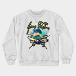 Gone Fishin Sailfish Crewneck Sweatshirt